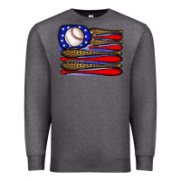 Charcoal Heather leopard baseball flag3 Premium Sweatshirt - JahusDesignShop