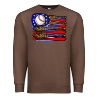 Chestnut leopard baseball flag3 Premium Sweatshirt - JahusDesignShop