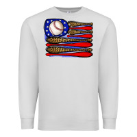 Dove Grey leopard baseball flag3 Premium Sweatshirt - JahusDesignShop