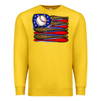 Lemon leopard baseball flag3 Premium Sweatshirt - JahusDesignShop