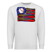 Oatmeal Heather leopard baseball flag3 Premium Sweatshirt - JahusDesignShop