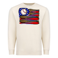 Sandshell leopard baseball flag3 Premium Sweatshirt - JahusDesignShop