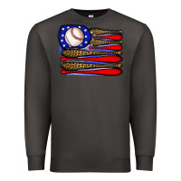 Smoke leopard baseball flag3 Premium Sweatshirt - JahusDesignShop