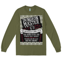 Army Green Dungeon Master, The Weaver of Lore & Fate Long Sleeve Tee - Bettercallsaul