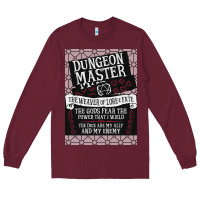 Burgundy Dungeon Master, The Weaver of Lore & Fate Long Sleeve Tee - Bettercallsaul