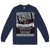 Navy Dungeon Master, The Weaver of Lore & Fate Long Sleeve Tee - Bettercallsaul