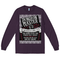 Plum Dungeon Master, The Weaver of Lore & Fate Long Sleeve Tee - Bettercallsaul