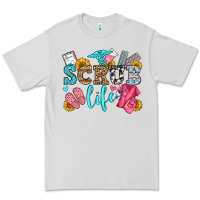Dove Grey scrub life olivia Premium Tee - OliviaCreatesArt