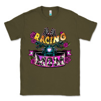 Army Green Racing mom Mother's Day Classic Tee - HowdyJamesFarm