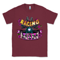 Burgundy Racing mom Mother's Day Classic Tee - HowdyJamesFarm