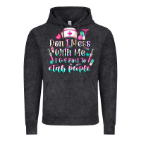 Vintage Black Don't Mess With Me I Get Paid To Stab People Vintage Hoodie - CowhideDigitalArt