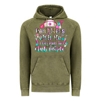 Vintage Olive Don't Mess With Me I Get Paid To Stab People Vintage Hoodie - CowhideDigitalArt
