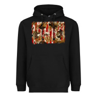 Black america, cowhide, leopard backgraund Heavyweight Hoodie - JahusDesignShop