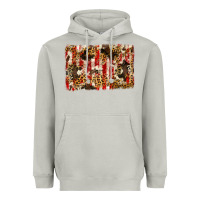 Moon Dust america, cowhide, leopard backgraund Heavyweight Hoodie - JahusDesignShop