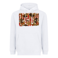 White america, cowhide, leopard backgraund Heavyweight Hoodie - JahusDesignShop