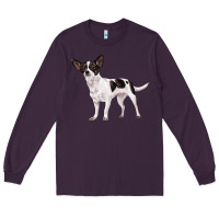 Plum chihuahua Long Sleeve Tee - LillyAllenDesigns