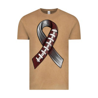 Vintage Camel Gray Ribbon American Football Vintage Tee - BundleAndBundleShop