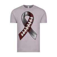 Gray Ribbon American Football Vintage Tee | Teevron
