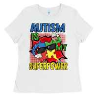 Autism Is My Superpower Autism Awareness Day Ladies Tee | Teevron