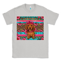 Moon Dust dachshund puppy floral Classic Tee - Artiststas