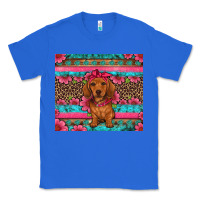 True Royal dachshund puppy floral Classic Tee - Artiststas