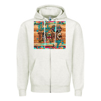 Oatmeal Heather back that thang up Zipper Hoodie - JahusDesignShop