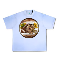 Grape Ice american football round earrings Urban Heavy Tee - BundleAndBundleShop