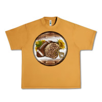 Peanut Butter american football round earrings Urban Heavy Tee - BundleAndBundleShop