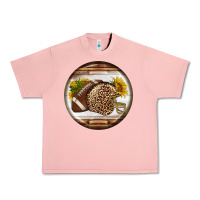 Salmon american football round earrings Urban Heavy Tee - BundleAndBundleShop