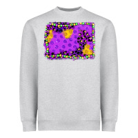 Heather Grey mardi gras background Heavyweight Sweatshirt - JahusDesignShop