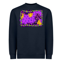 Navy mardi gras background Heavyweight Sweatshirt - JahusDesignShop