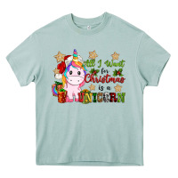 Arona all i want for christmas is a unicorn Heavy Core Tee - CowGirlArtShop
