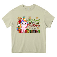 Mossy all i want for christmas is a unicorn Heavy Core Tee - CowGirlArtShop