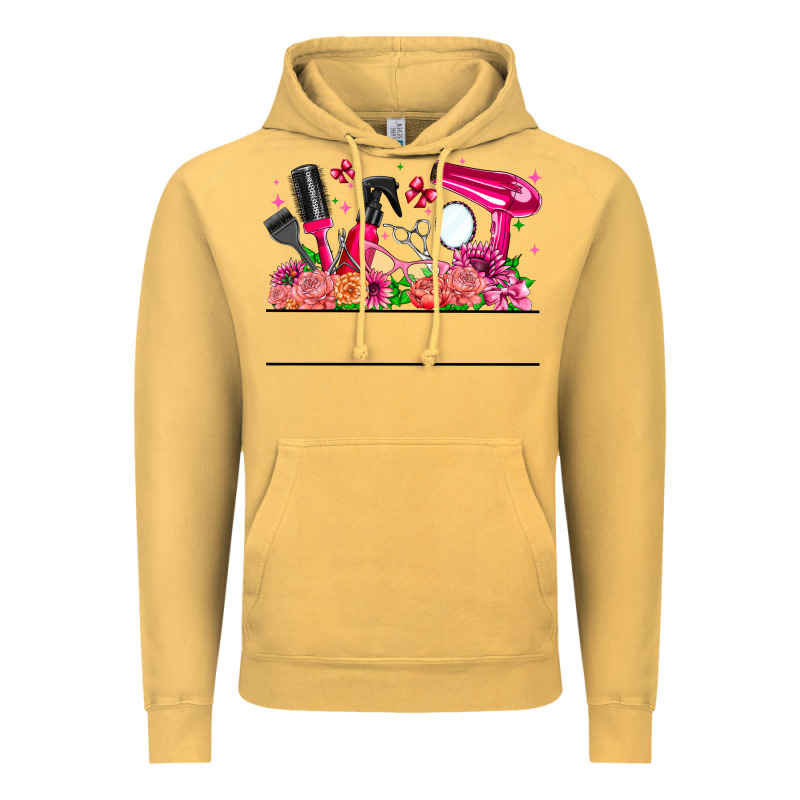 Hair Stylist Your Textt Vintage Hoodie by CowhideDigitalArt | Teevron