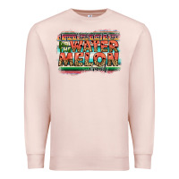 Pale Pink i̇f you drink don't drive do the watermelon crawl Premium Sweatshirt - JahusDesignShop