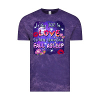 Cloud Purple Why Fall İn Love When You Can Fall Asleep Vintage Tee - FaDigitalArtStudio
