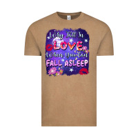 Vintage Coffee Why Fall İn Love When You Can Fall Asleep Vintage Tee - FaDigitalArtStudio