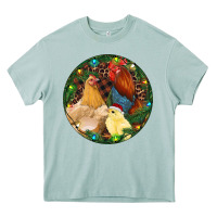 Arona Christmas Chick Family Heavy Core Tee - RanaPortraitStore