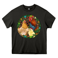 Asphalt Christmas Chick Family Heavy Core Tee - RanaPortraitStore