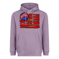 Lavender leopard baseball flag5 Heavyweight Hoodie - JahusDesignShop