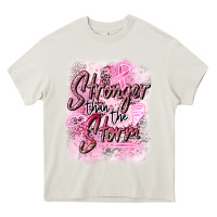 Cream stronger than the storm Heavy Core Tee - CowGirlArtShop