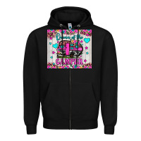 Black queen of the camper Zipper Hoodie - JahusDesignShop