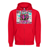 Red queen of the camper Zipper Hoodie - JahusDesignShop