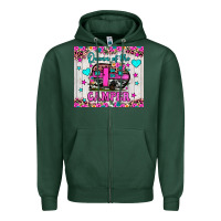 Sports Green queen of the camper Zipper Hoodie - JahusDesignShop