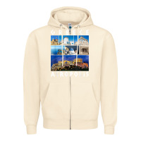 Sandshell greece acropolis famous sights gallery traveler souvenir t shirt Zipper Hoodie - baoMotion