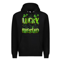 Black not lucky just really blessed Premium Hoodie - Artiststas