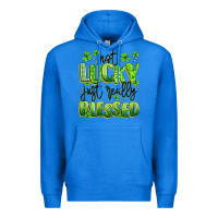 True Royal not lucky just really blessed Premium Hoodie - Artiststas