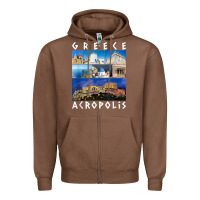 Chestnut greece acropolis famous sights gallery traveler souvenir t shirt Zipper Hoodie - baoMotion