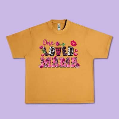 One Loved Mama Valentine's Day Urban Heavy Tee Designed By Fadigitalartstudio