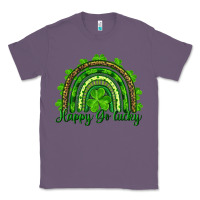 Lavender st. patrick's day happy go lucky Classic Tee - RanaPortraitStore